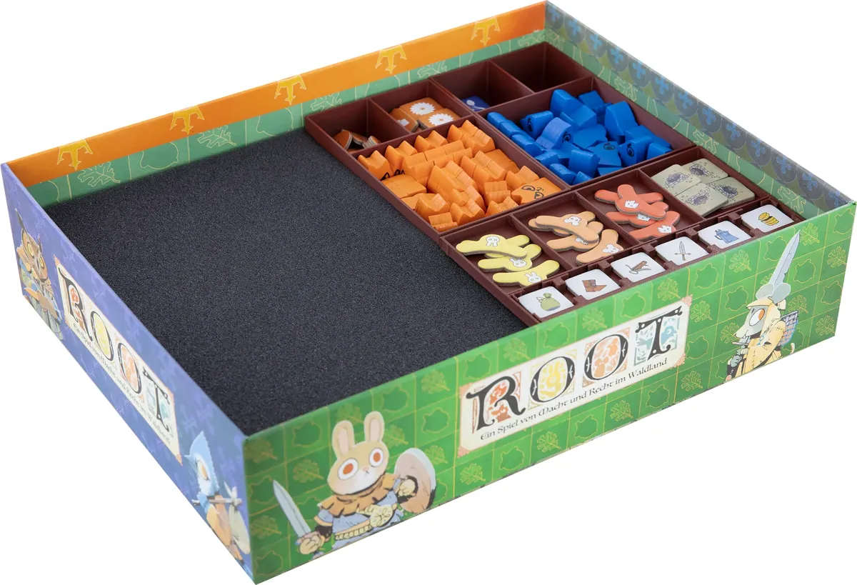 Feldherr Organizer Insert for Root - core game box