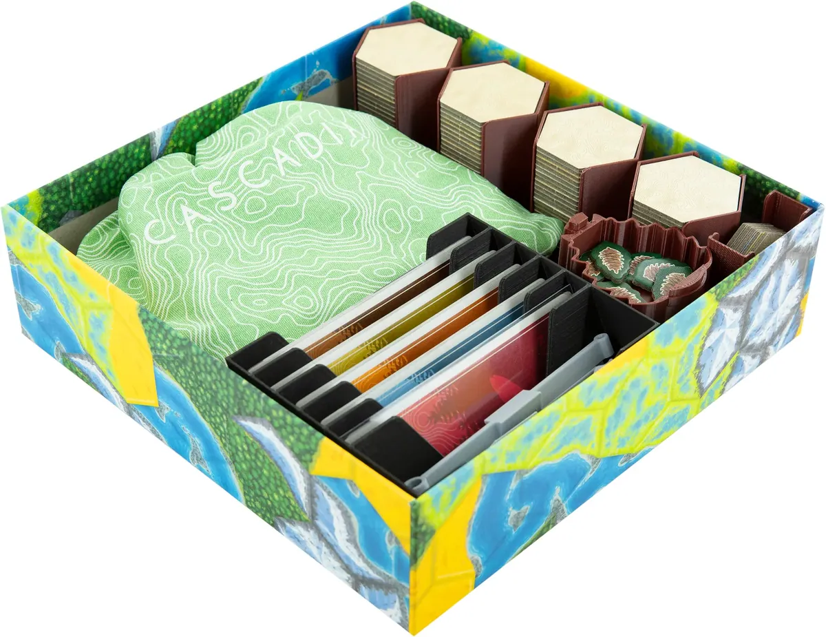 Feldherr Organizer Insert for Cascadia - core game box