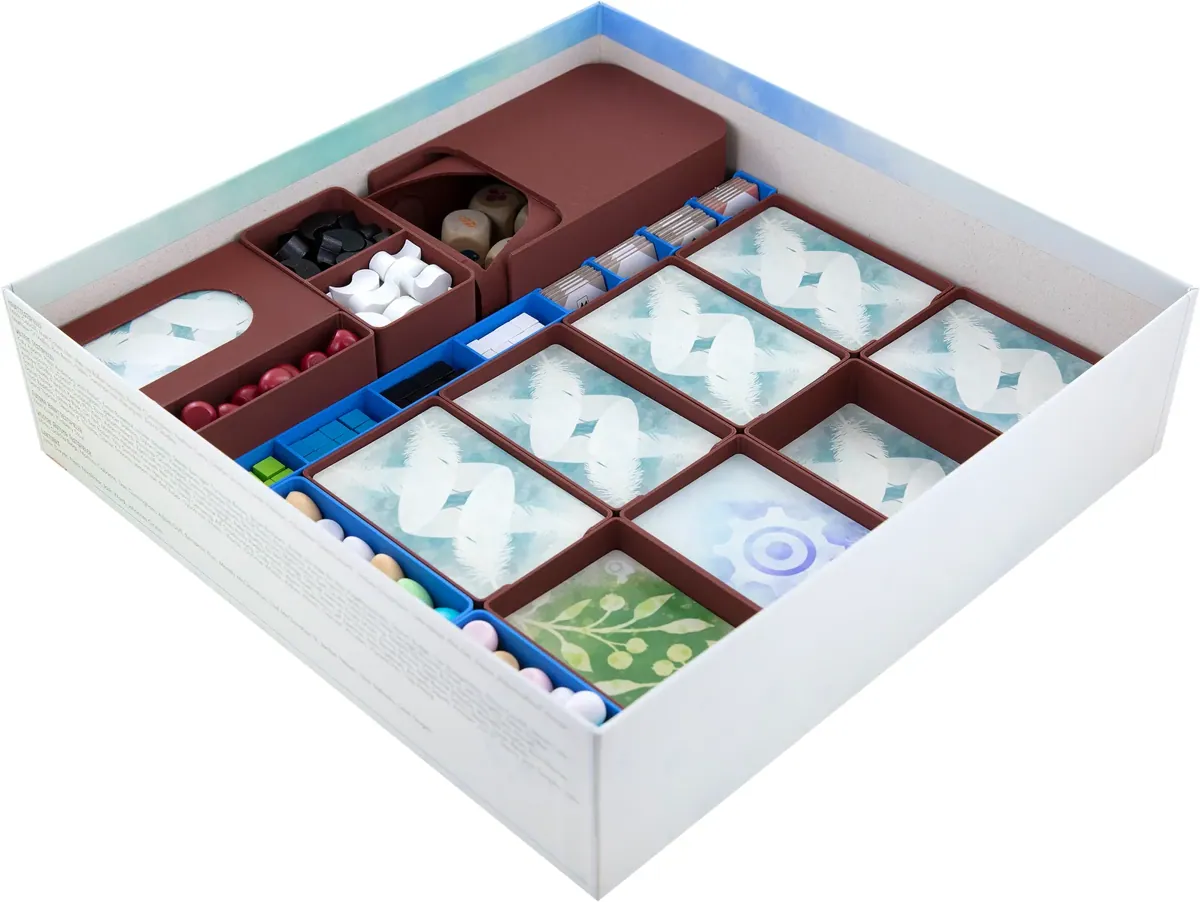 Feldherr Organizer Insert for Wingspan base game + Europe + Asia + Oceania