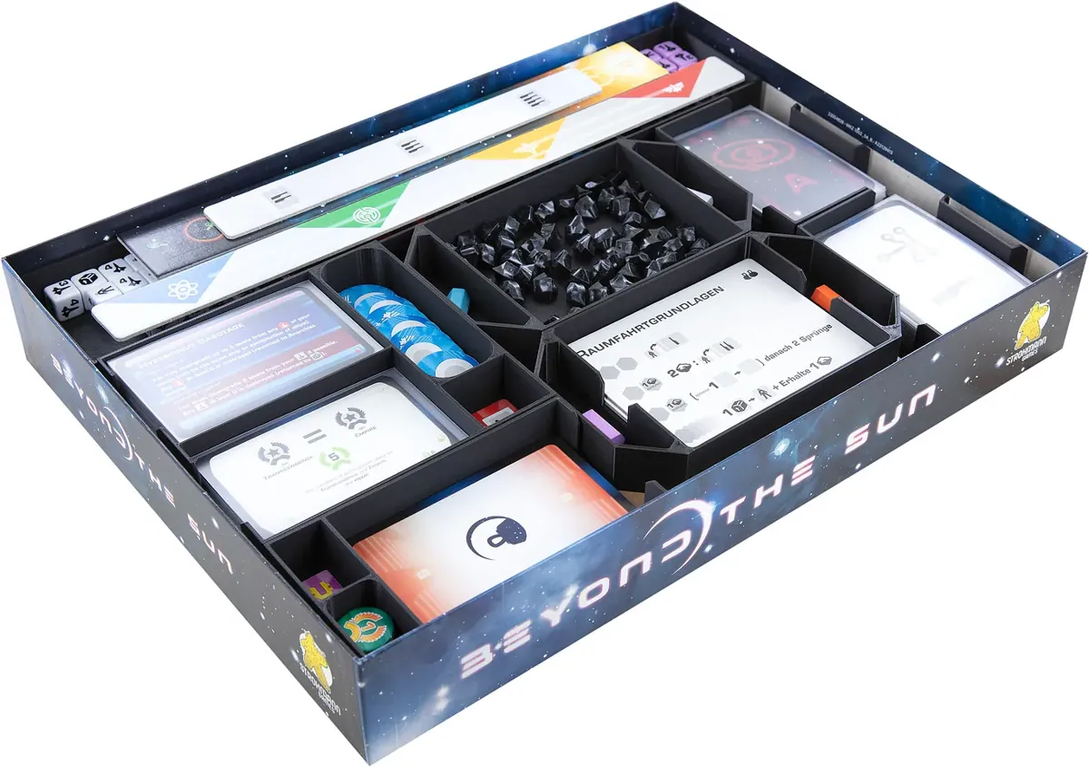 Feldherr Organizer Insert for Beyond the Sun + Expansion - core game box