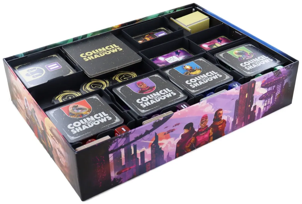 Feldherr Organizer Insert for Council of Shadows - core game box