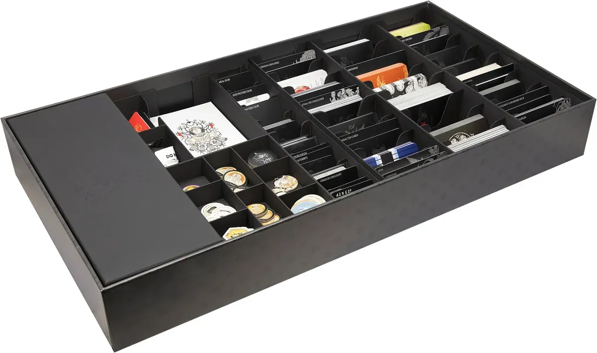 Feldherr Organizer Insert for Kingdom Death Monster Gambler’s Chest Expansion - Game material without miniatures - board game box