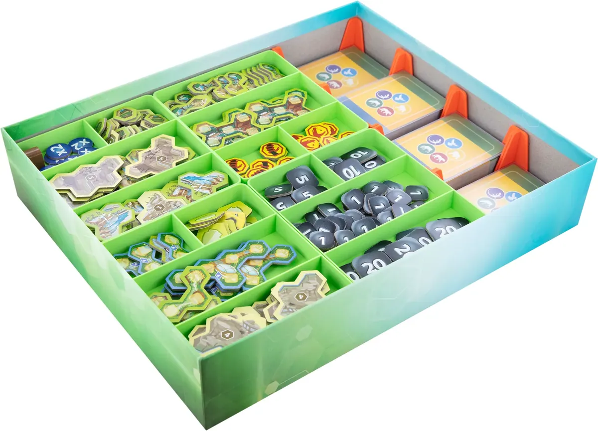 Feldherr Organizer Insert for Ark Nova + Marine Worlds expansion - core game box