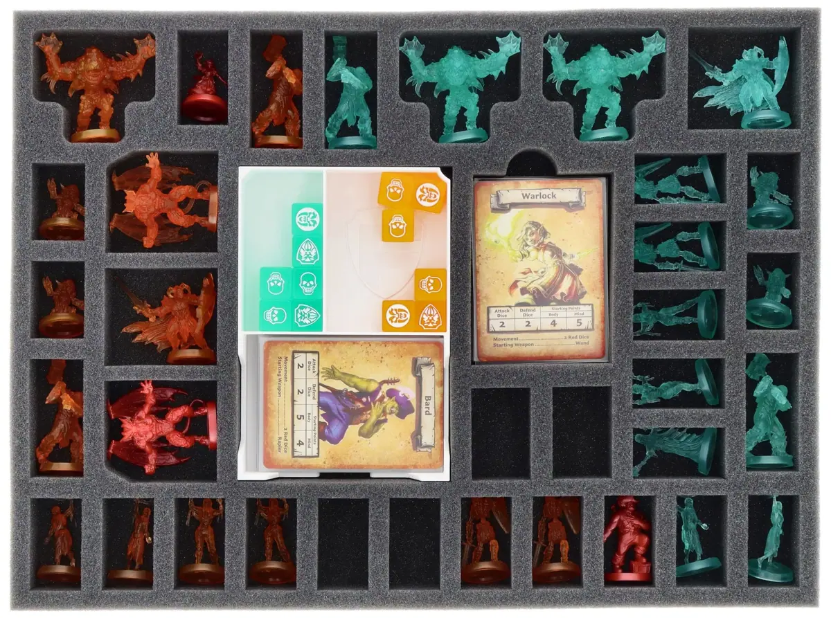 Feldherr foam set with card holder for HeroQuest (2021)
