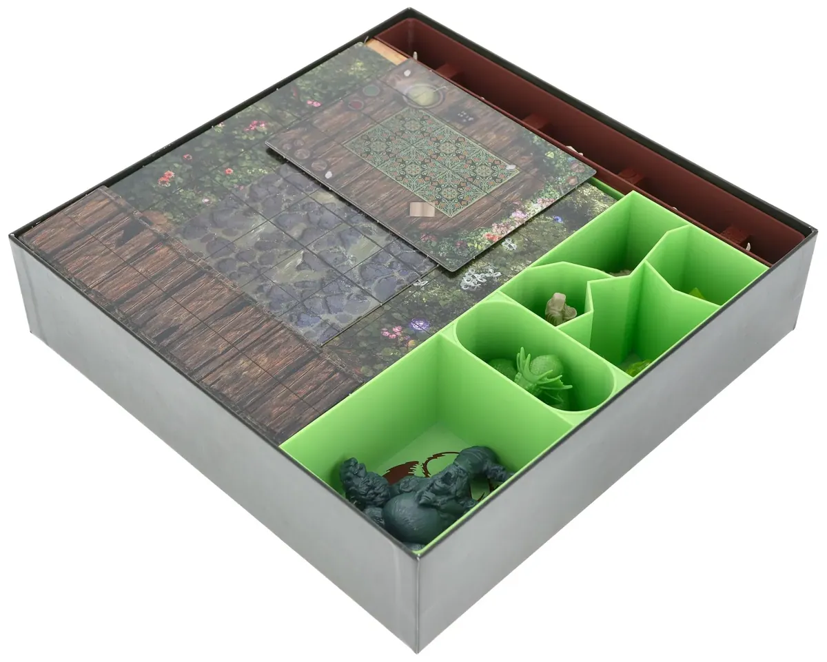 Feldherr Organizer Insert for HeroQuest (2021) - Jungles of Delthrak - board game box