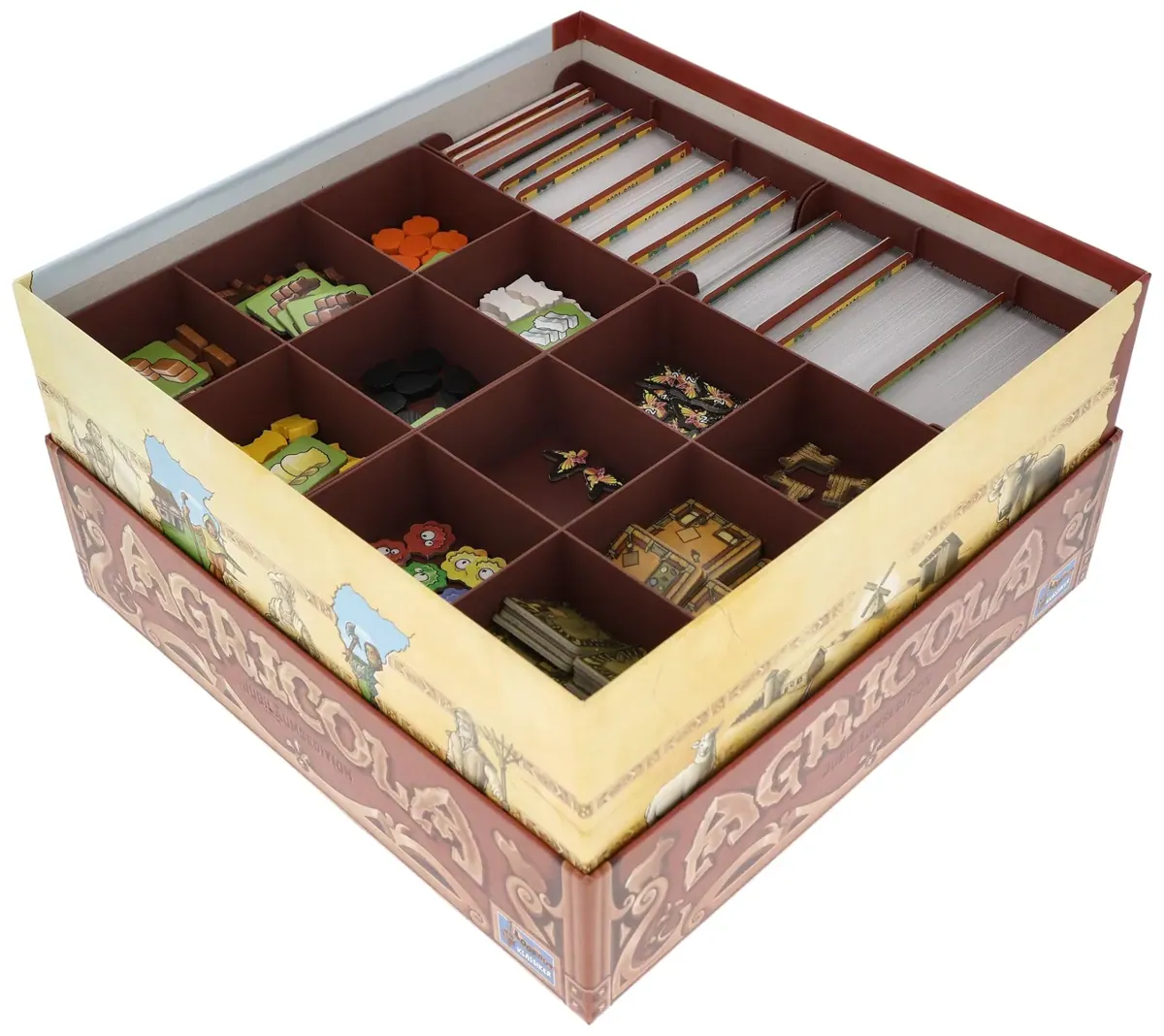 Feldherr Organizer Insert for Agricola 15 Anniversary Edition - Board Game Box