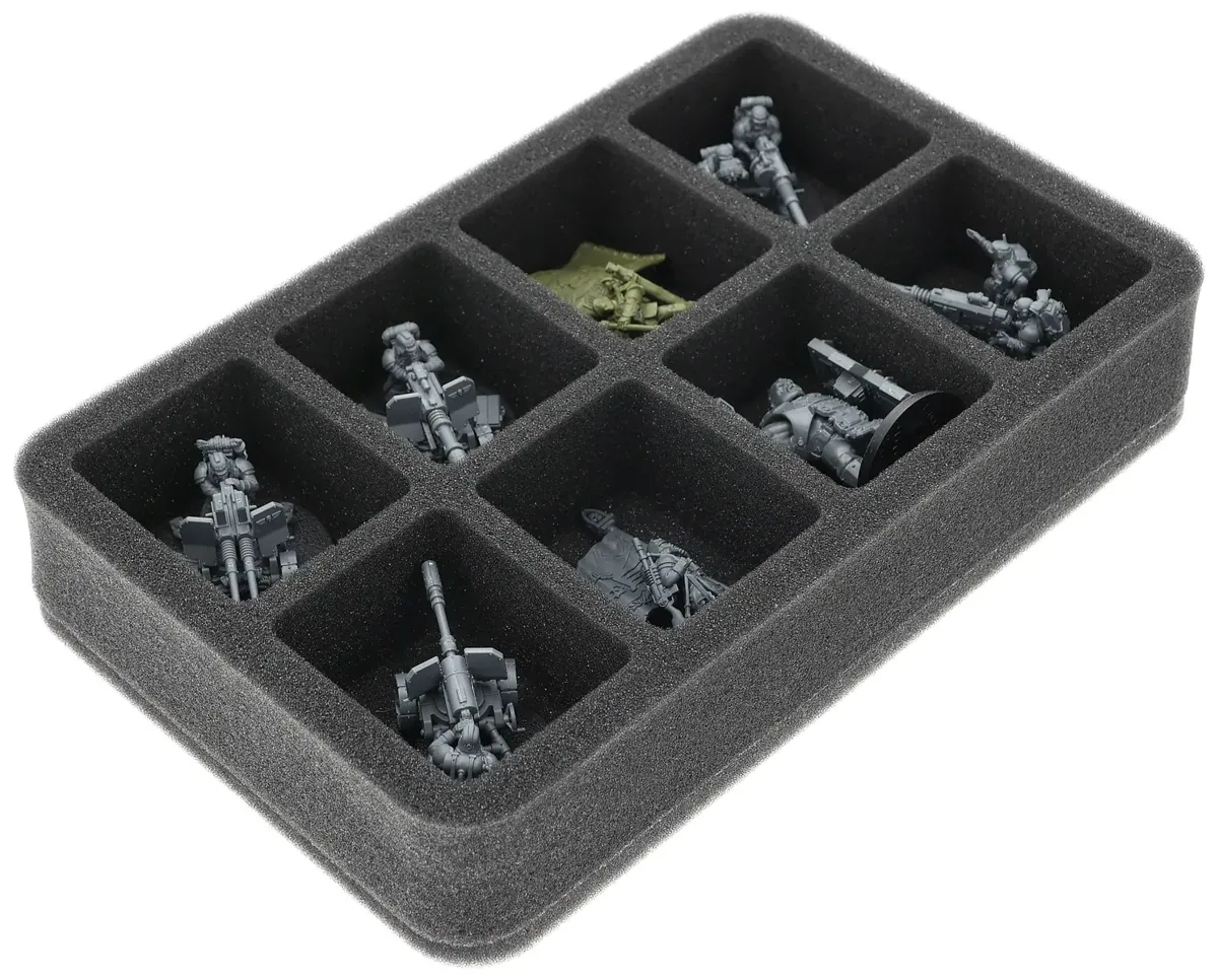 HS050A168 Feldherr foam tray for Astra Militarum - 8 Compartments