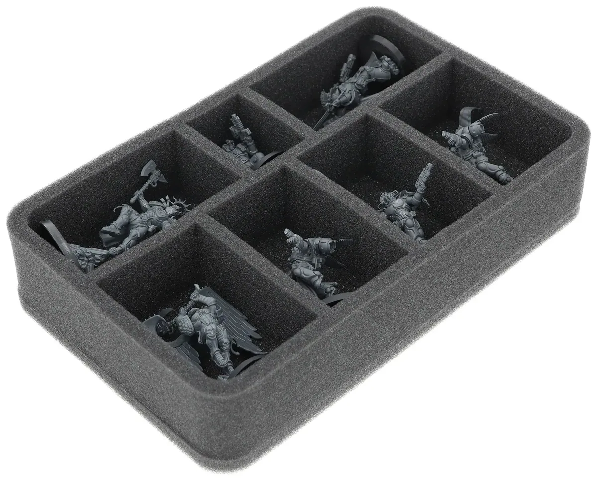 HS055A014 Feldherr foam tray for Blood Angels - 7 Compartments