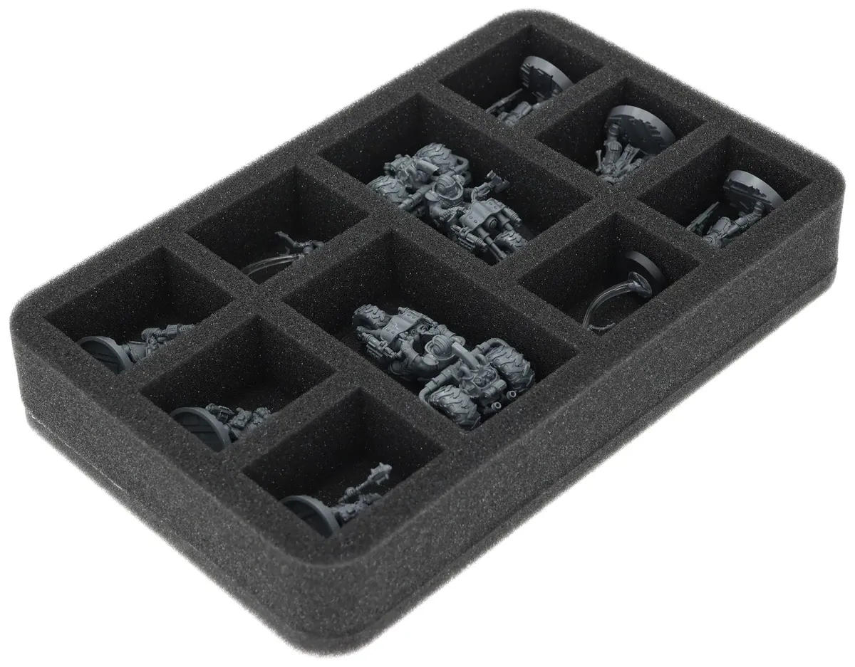 HS045A037 Feldherr foam tray for Necromunda - 10 Compartments