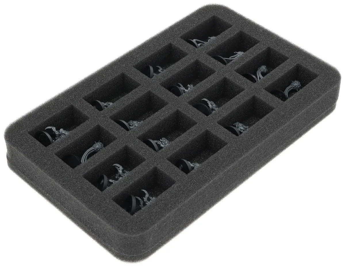 HS035A078 Feldherr foam tray for Tyranids - 16 Compartments