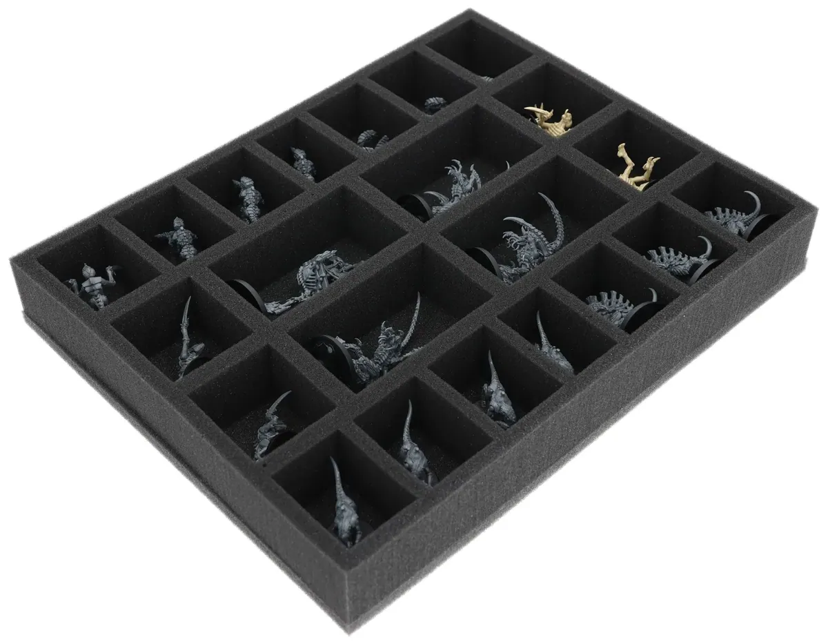 FS050A125 Feldherr foam tray for Tyranids - 22 Compartments