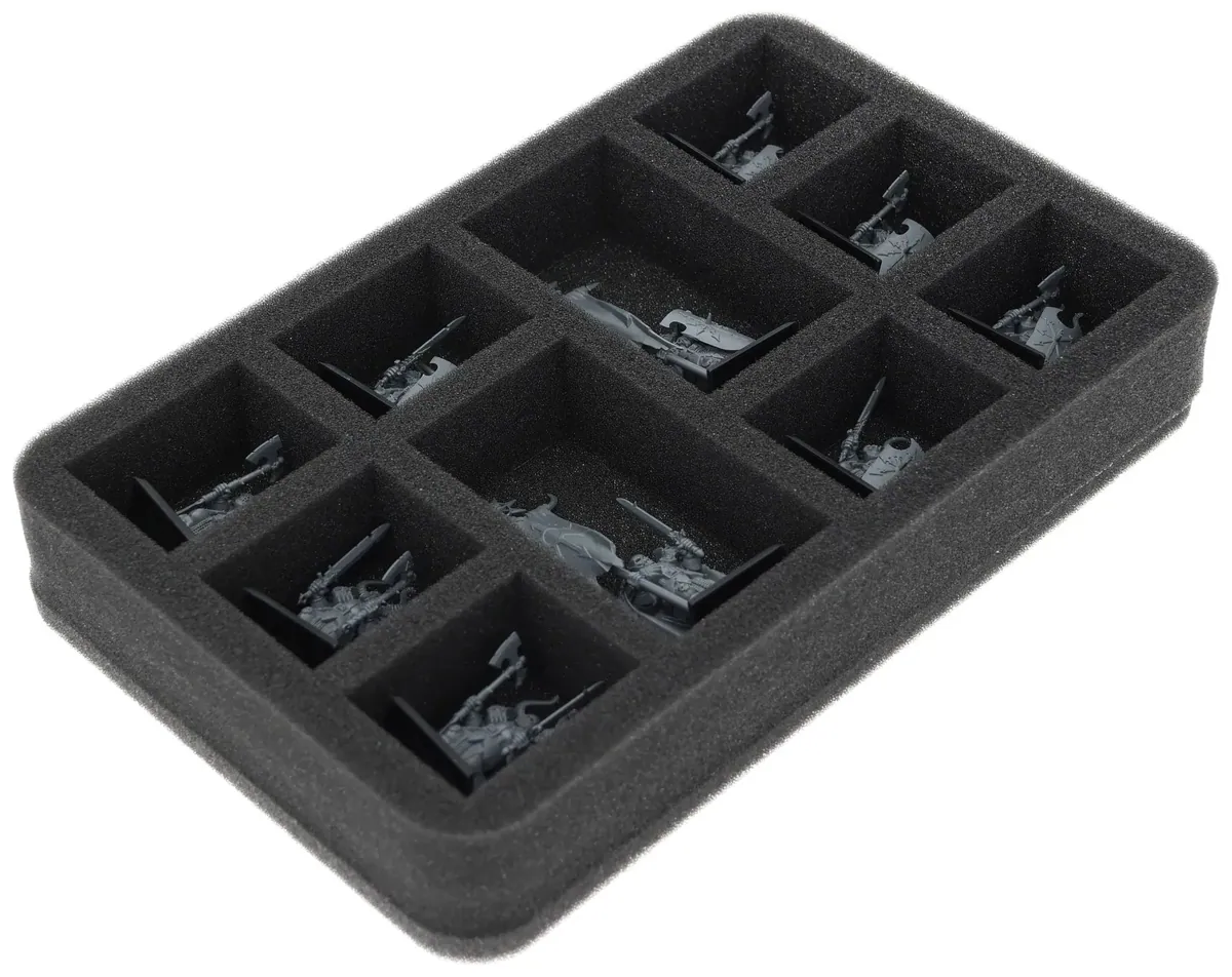 HS045A035 Feldherr foam tray for Warriors of Chaos - 10 Compartments