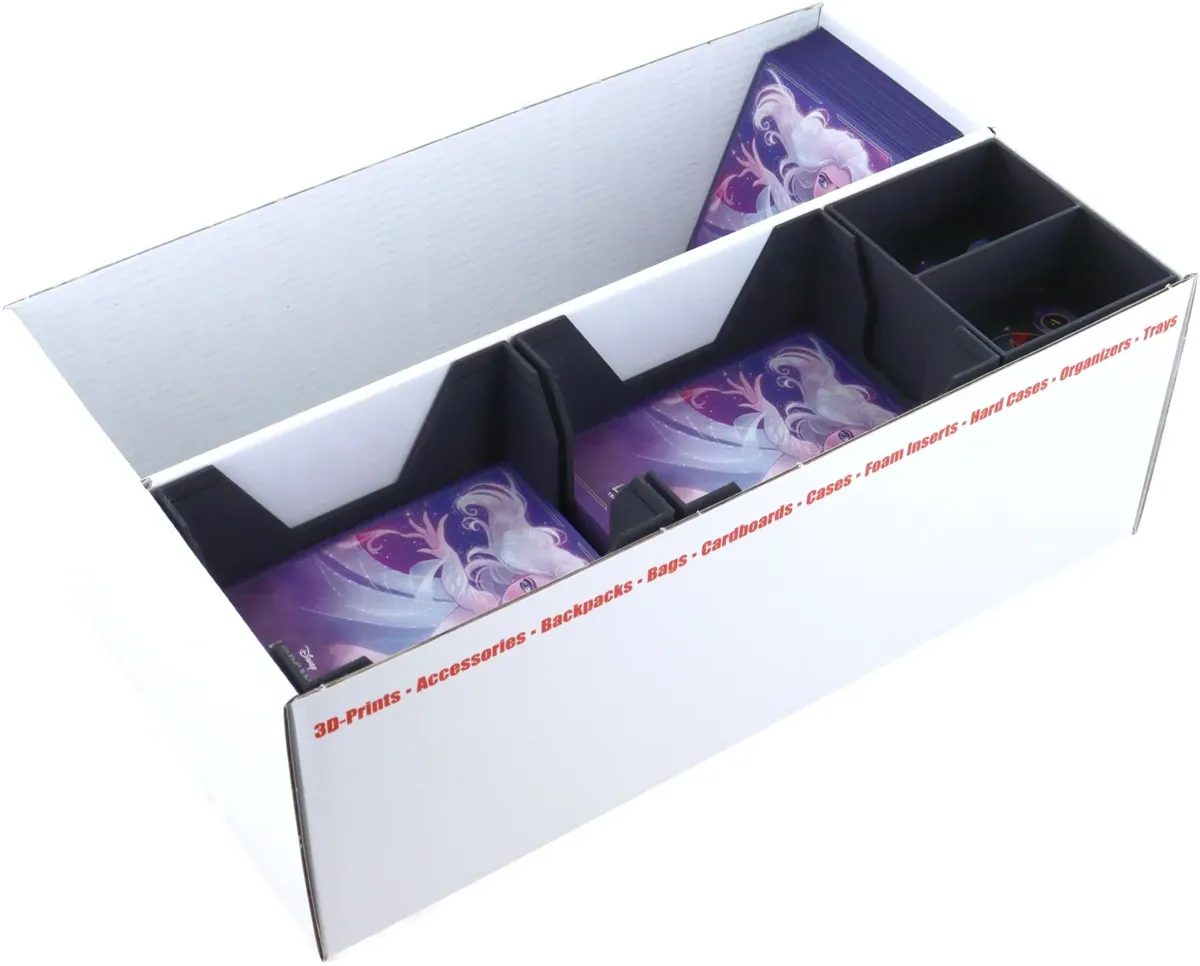 Feldherr Storage Box TCHS105 + Organizer inserts for Disney Lorcana - 1360 cards + game material