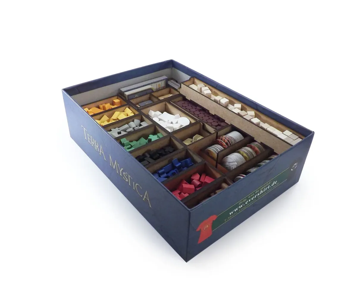 Boardgame Organizer Insert for Terra Mystica + its expansion Fire and Ice