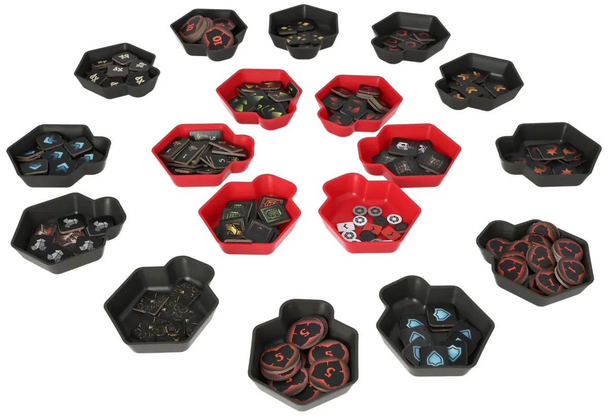 Feldherr SHELL token tray set for Darkest Dungeon
