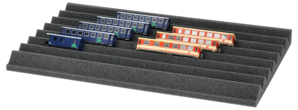 EUMEWEA02 Feldherr Zugliege - H0e Gauge - 7 compartments for model railway locomotives, wagons and vehicles