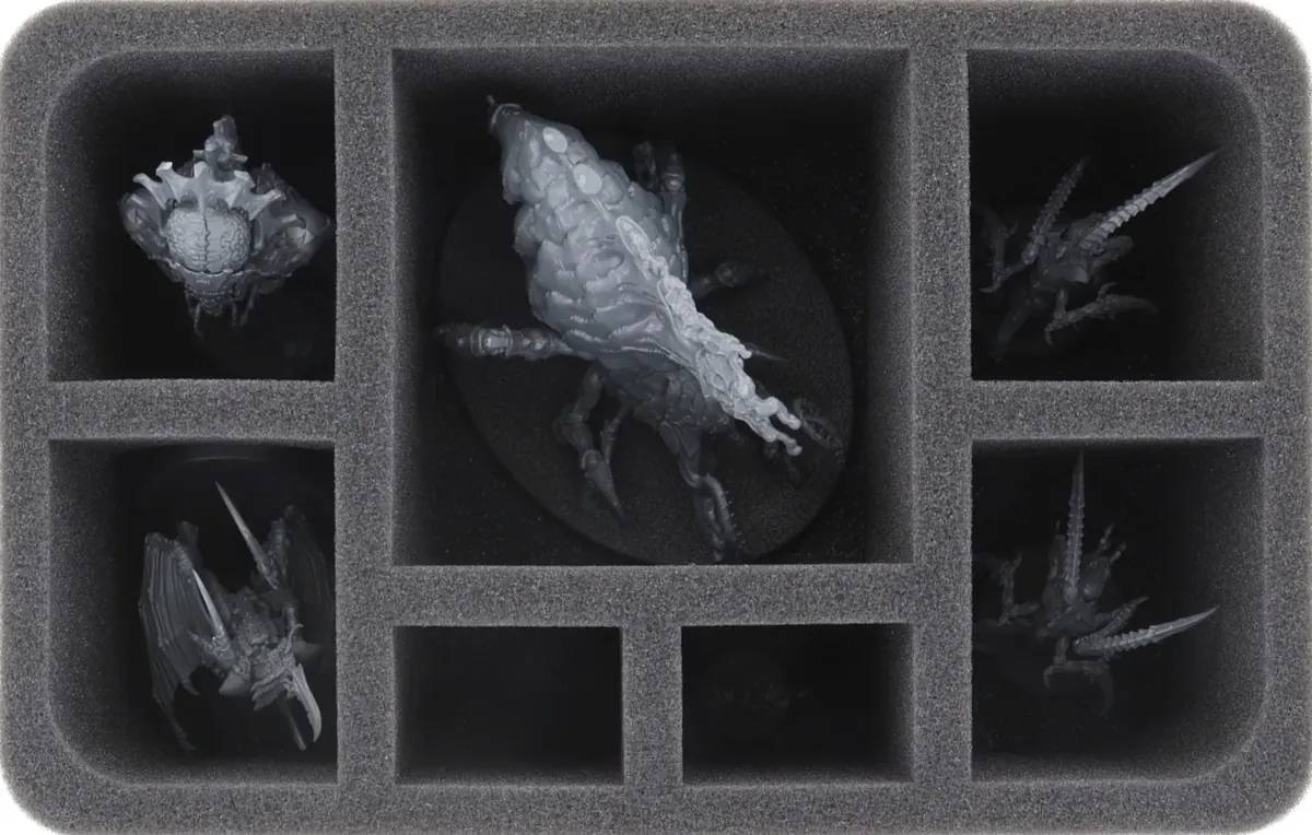 HS120A021 Feldherr foam tray for Tyranids - 7 Compartments