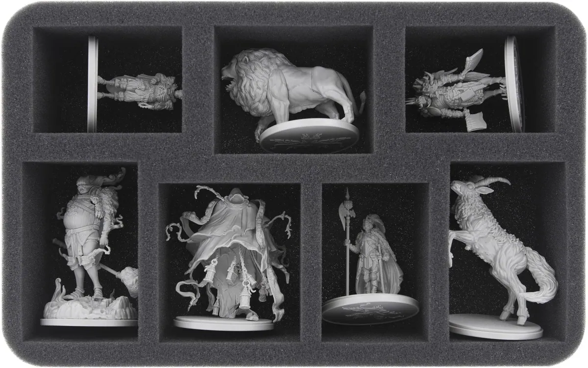 HS060KDM01 foam tray for Kingdom Death Monster - 7 miniatures