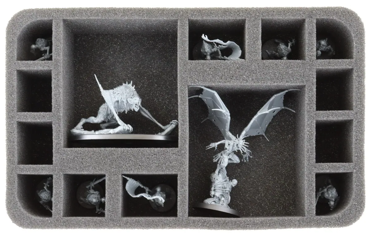 HS060A075 Feldherr foam tray for Flesh-eater Courts - 14 compartments