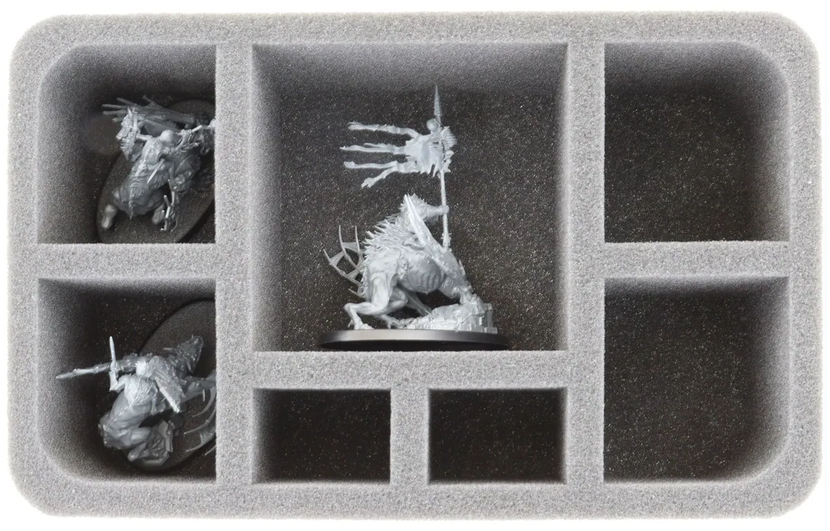 HS090A013 Feldherr foam tray for Flesh-eater Courts - 7 compartments