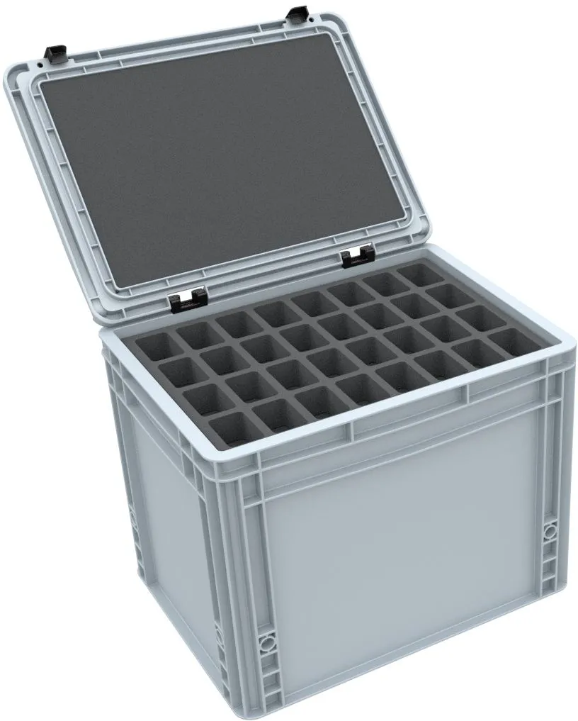 Feldherr Eurobox 40 x 30 cm Set for Tabletop Miniatures - 156 Compartments