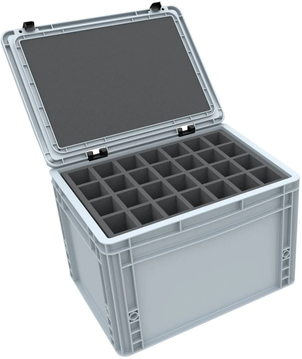 Feldherr Eurobox 40 x 30 cm Set for Tabletop Miniatures - 140 Compartments