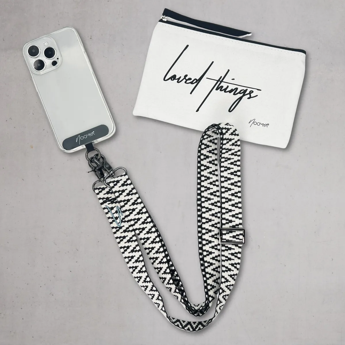 Breites Handyband | universal für alle Handymodelle inkl Adapter | Dein stylisher Begleiter | Midnight Star