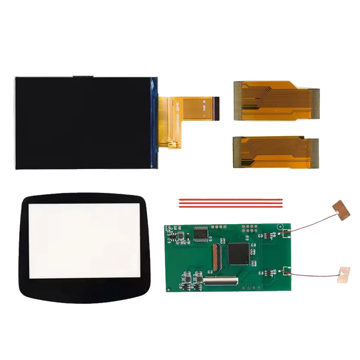 HISPEEDIDO GBA IPS V5 Non-Laminated Set für GAME BOY Advance