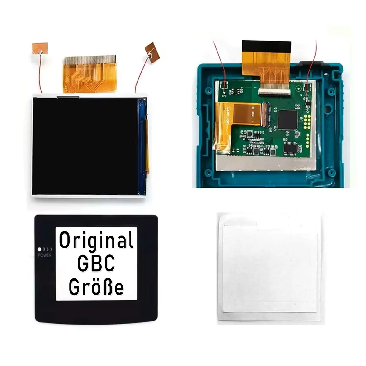 HISPEEDIDO GBC 2,45" Drop In IPS Display Set mit OSD für GameBoy Color