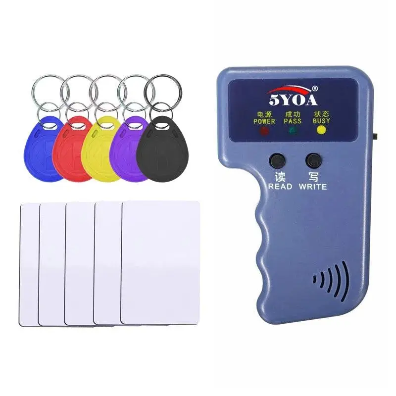 RFID Duplicator Card Reader 125KHz EM4100 Copier Writer Video Programmer T5577 Rewritable ID Keyfobs EM4305 Tags Card