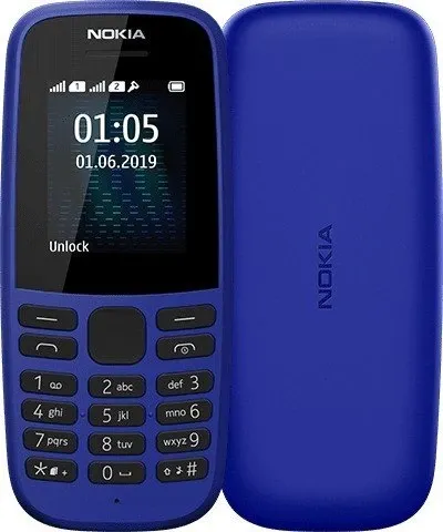 NOKIA 105 Dual SIM (blau) Handy für Senioren & Schulkinder