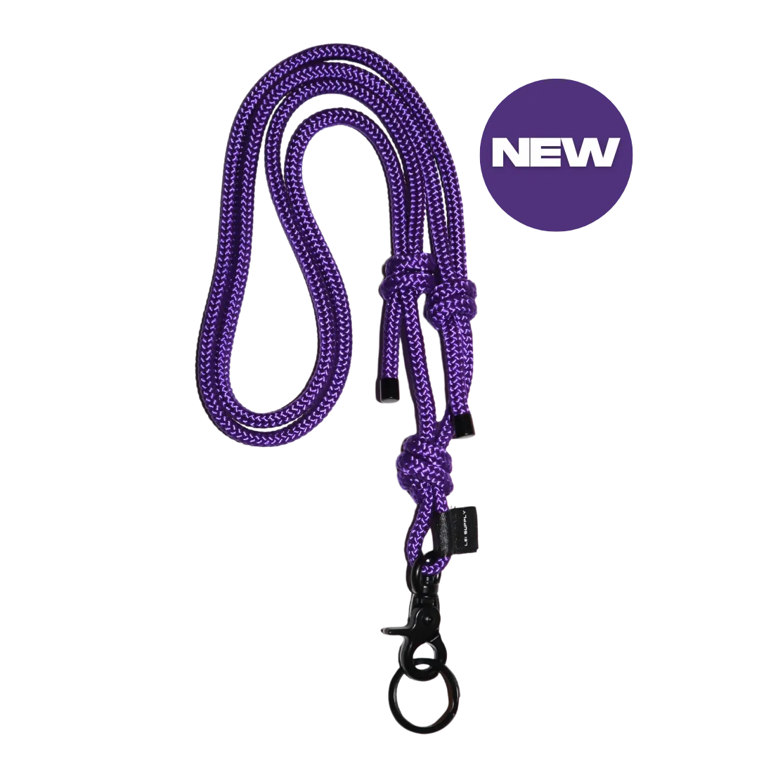 Purple KeyChain - handmade Schlüsselband in dunkel lila