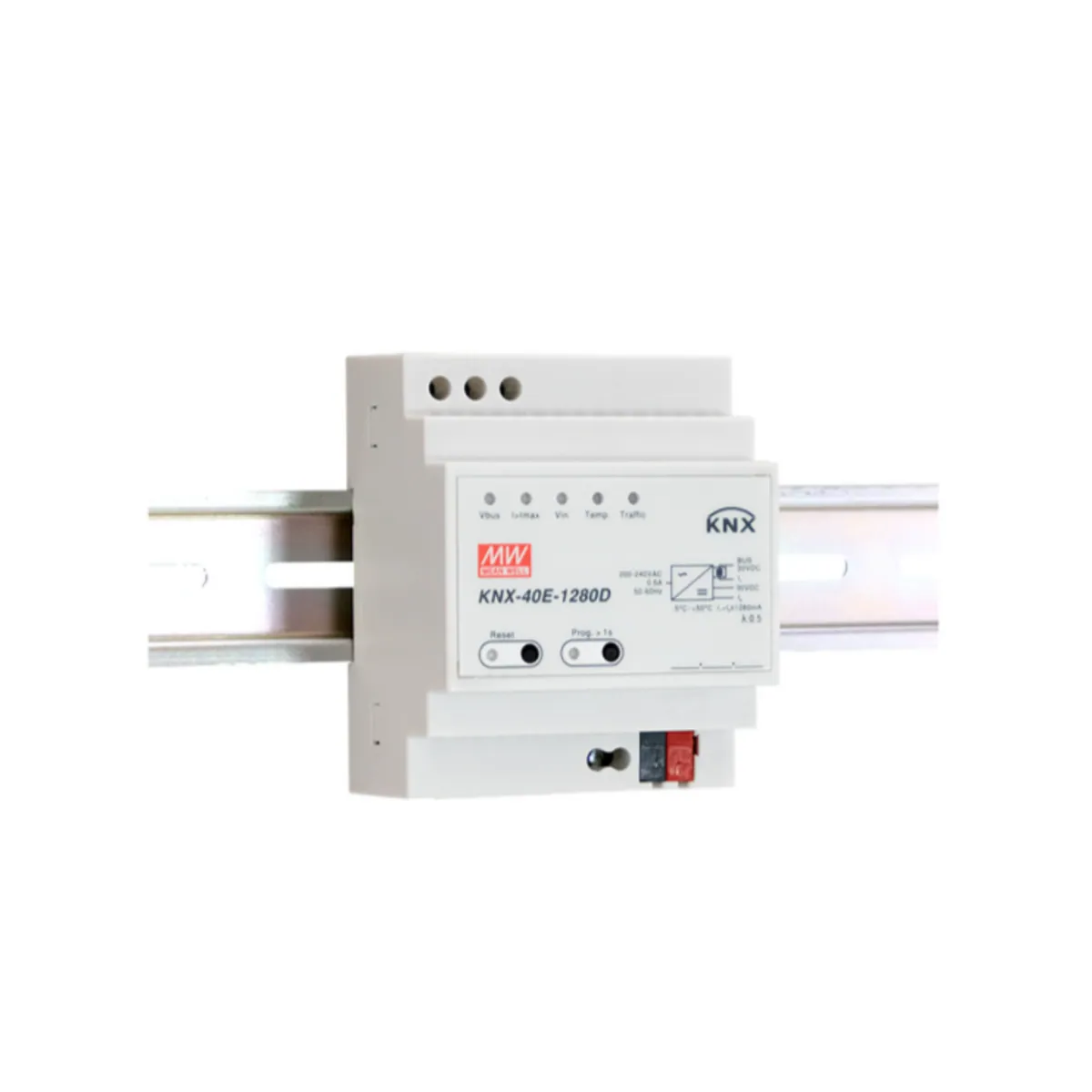 MeanWell KNX-40E-1280D (38,4W/30V) KNX Hutschienen-Netzteil - dimmbar