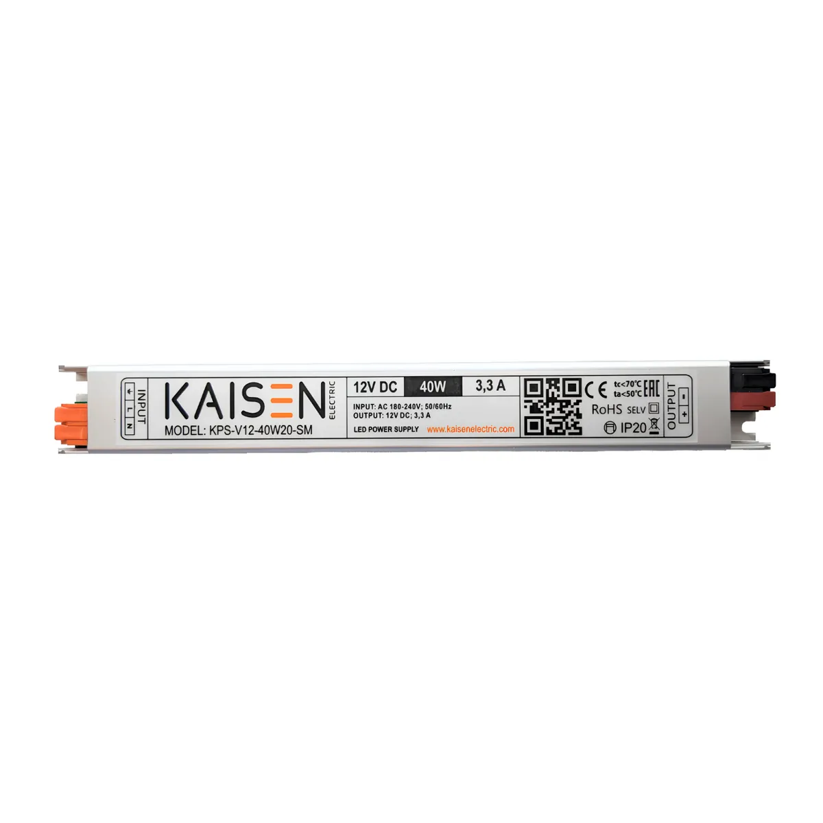 KAISEN KPS-V12-60W20-SM (60W/12V) Indoor Slim-Type LED-Netzteil