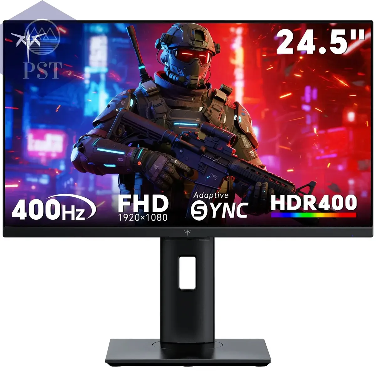 KTC 24.5 inch 400Hz 240Hz Gaming Monitor | Fast IPS 1ms | FHD 1080P Monitor | HDR 400 128% sRGB | HDMI x2, DP x2 H25X7