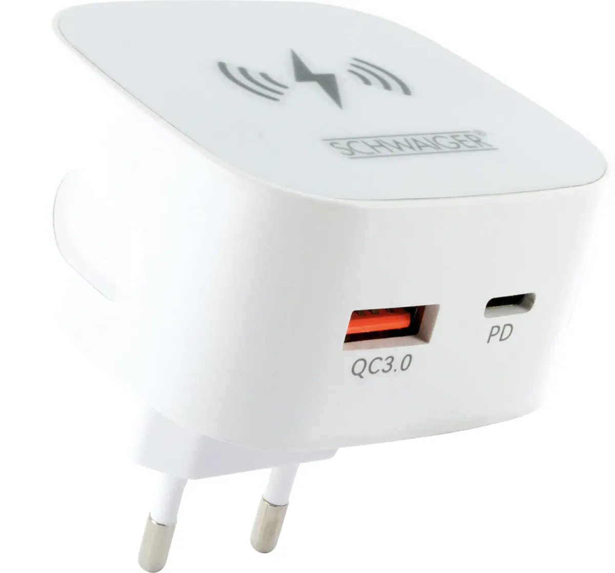Ladegerät 20W mit QI Ladefläche magnetisch