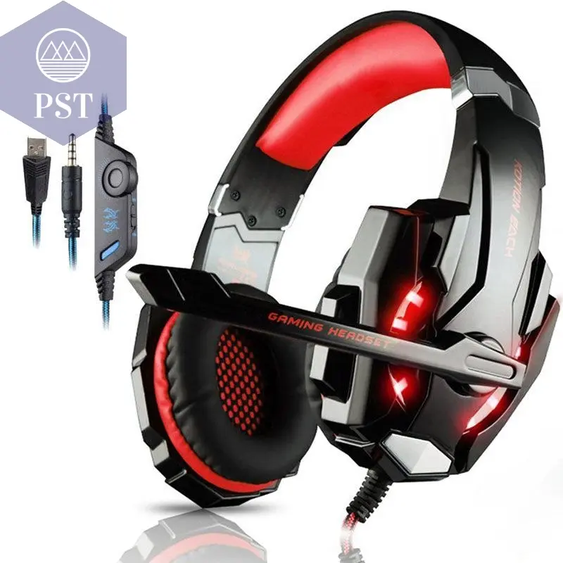 LED Gaming Headset with Microphone