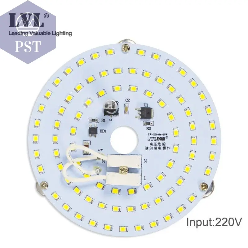 LED Panel Light 10W 18W 25W 40W No Flicker AC 220V 230V for Ceiling Light Source Square Round Panel Light