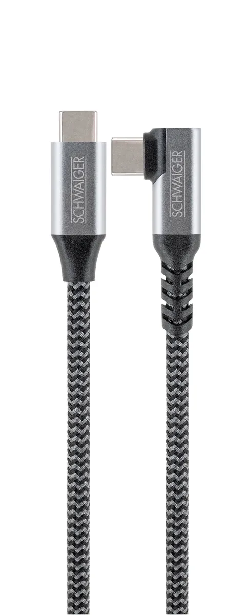 Ladekabel USB-C mit Winkelstecker (1,2 / 2 m)