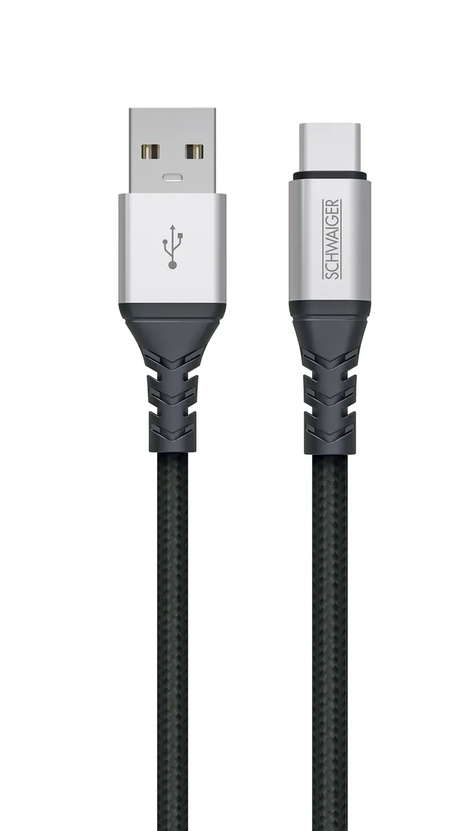 USB-C auf USB-A Kabel extrem reißfest 1,2 m