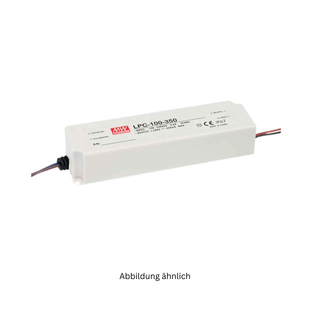 MeanWell LPC-100-1050 (100,8W/48-96V) CC LED-Netzteil nicht dimmbar