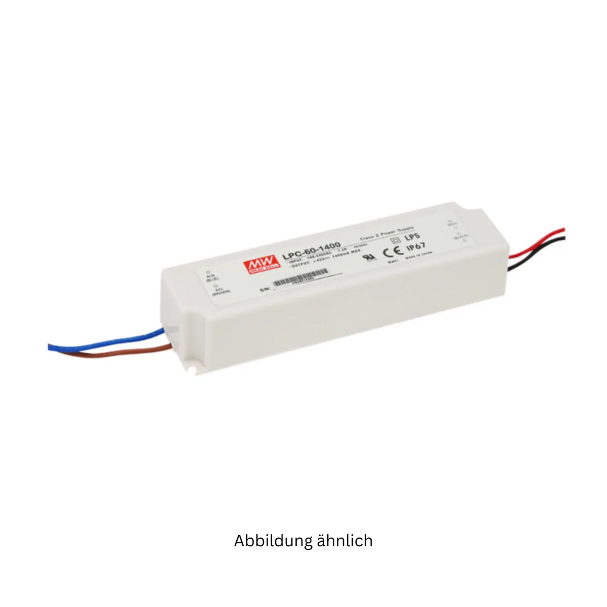 MeanWell LPC-60-1050 (50,4W/9-48V) CC LED-Netzteil nicht dimmbar