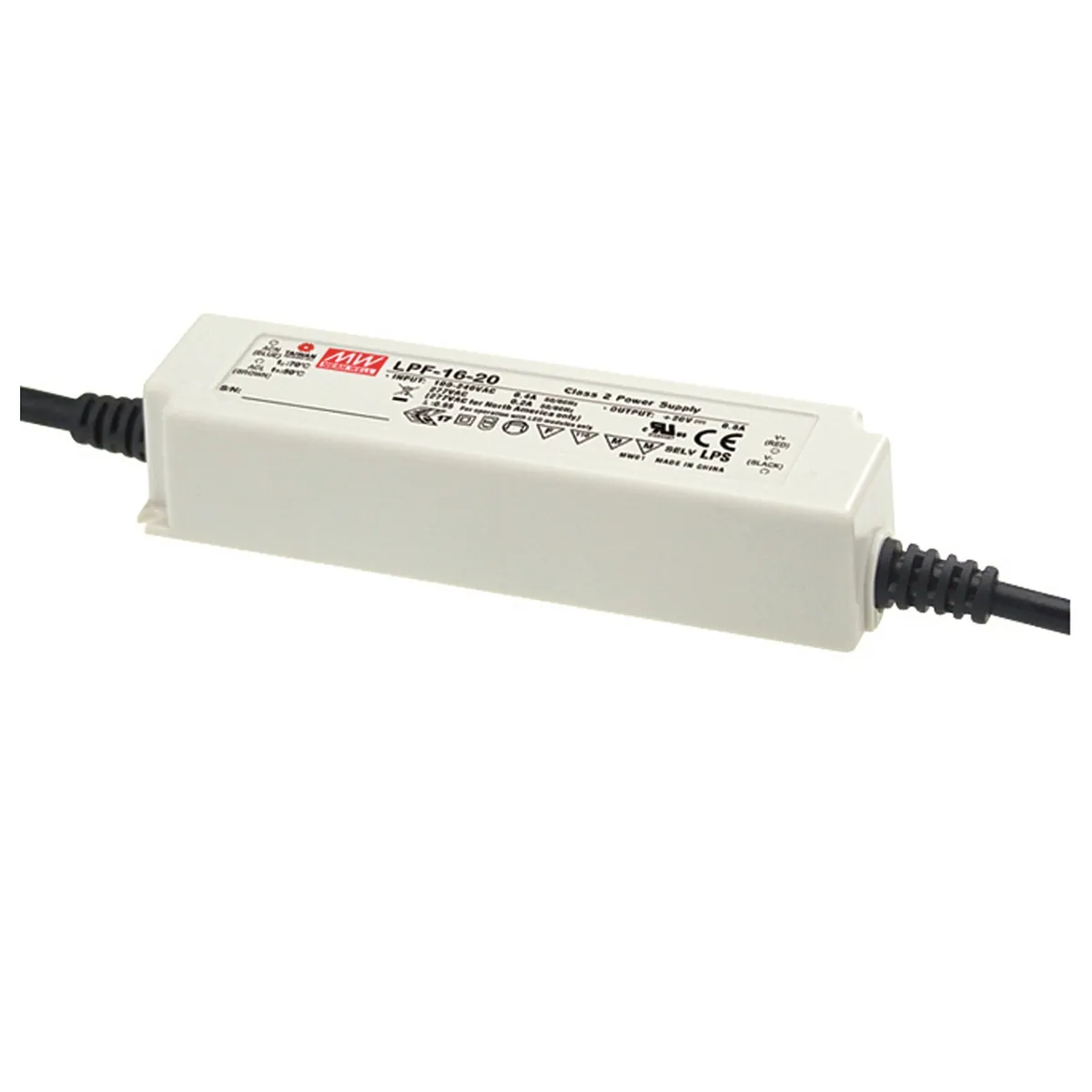 MeanWell LPF-16D-54 (16,2W/54V) LED-Netzteil (dimmbar)