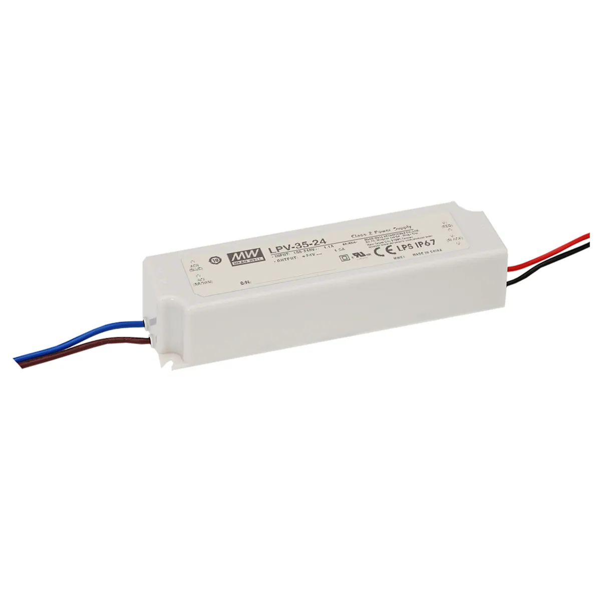 MeanWell LPV-35-15 (36W/15V) LED-Netzteil