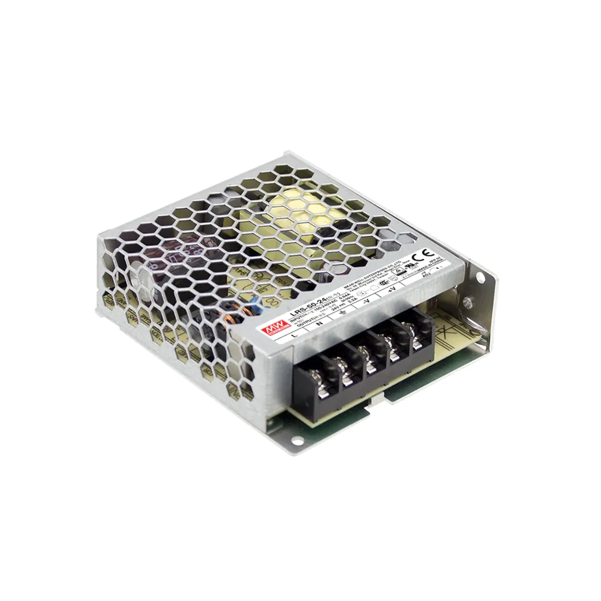 MeanWell LRS-50-36 (52,2W/36V) Einbaunetzteil / AC/DC-Netzteilbaustein