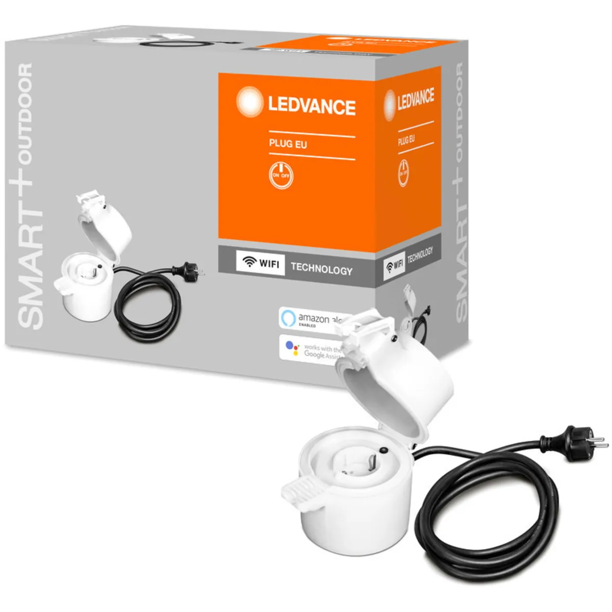 Ledvance Smart Home Außensteckdose Outdoor Plug EU Weiß