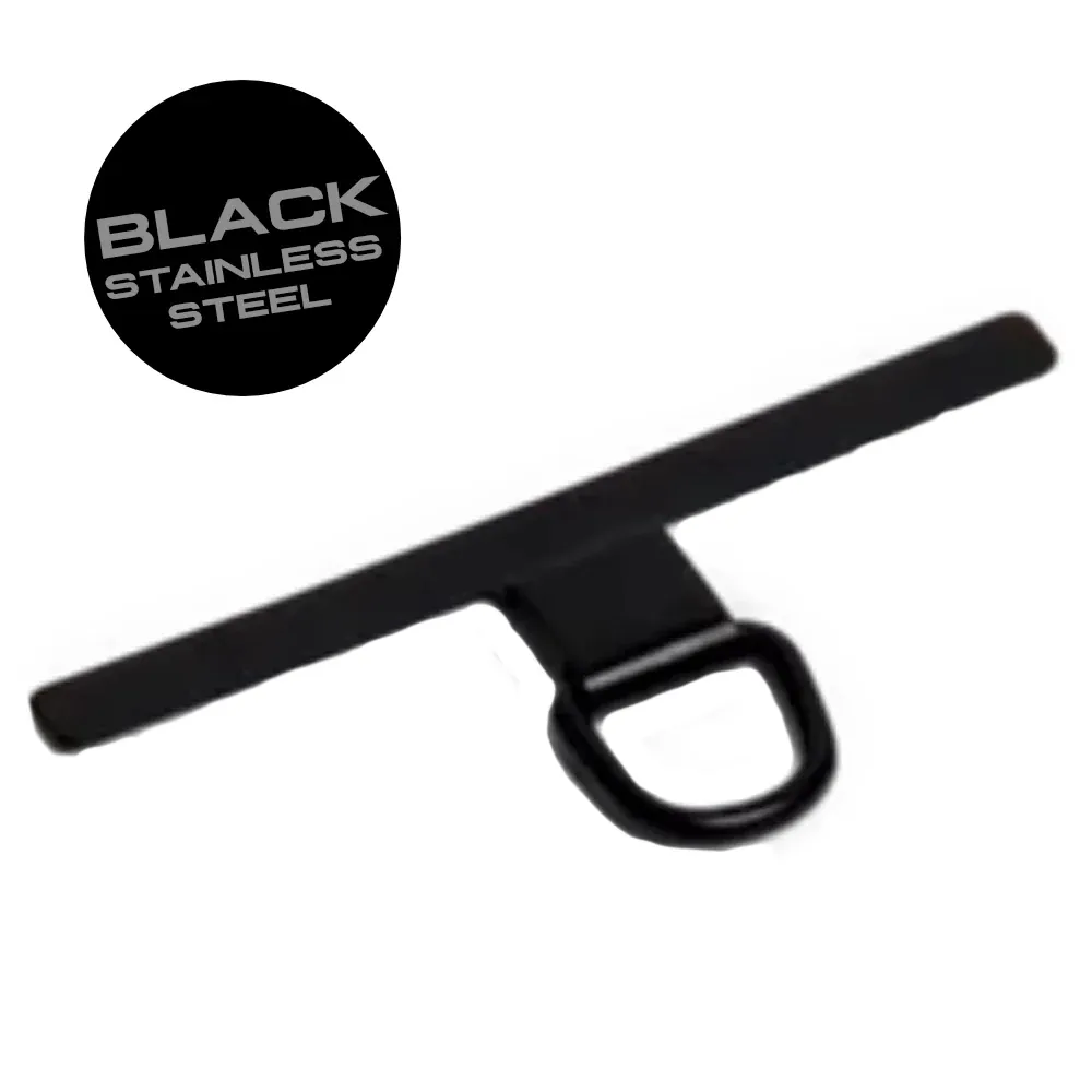 Lei Patch Slim Black - Stainless Steel - Universal Handykette