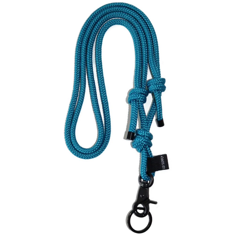 Petrol KeyChain - handmade Schlüsselband in petrol