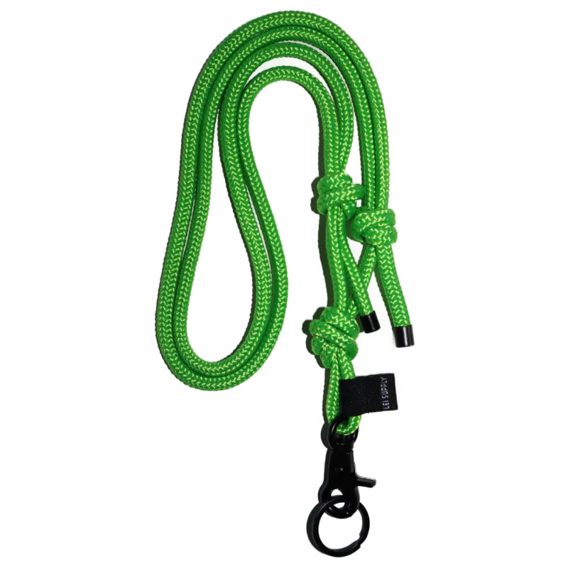 Neon Green KeyChain - handmade Schlüsselband in knall-grün