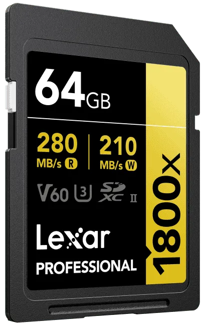 Lexar SDXC Speicherkarte V30, V60 & V90
